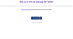 Desktop Screenshot of downloads.elguille.org